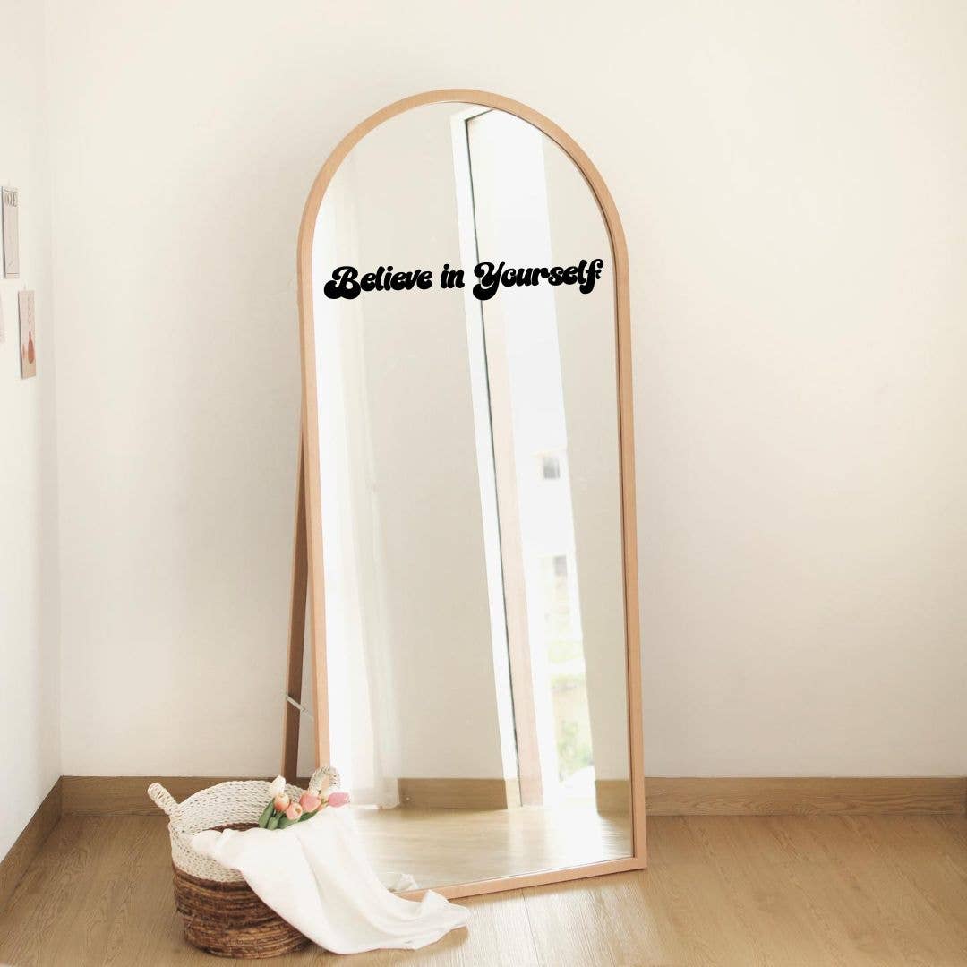 The Game Day Family – Großhandel Badezimmerspiegel – Individueller Affirmationsaufkleber für Mädchenspiegel oder Badezimmer5