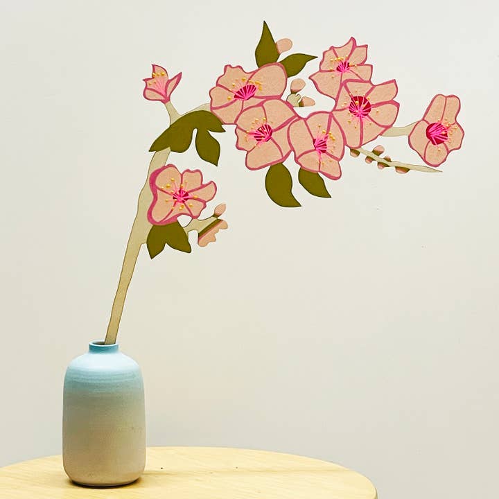 FOREVER FLOWER - CHERRY BLOSSOM BRANCH for wholesale by Cosmic Peace Studio