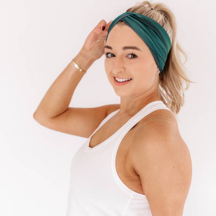 Lilac Market Headbands - Wholesale Fashion Headband - Women's - Emerald Flow4