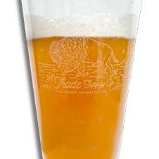 Laser Etched Pint Glass for wholesale by TRADE Supply Co.