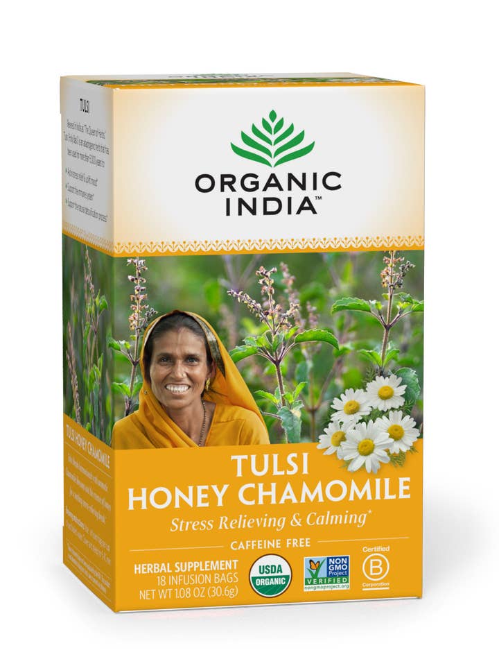 Tulsi Honey Chamomile for wholesale by ORGANIC INDIA