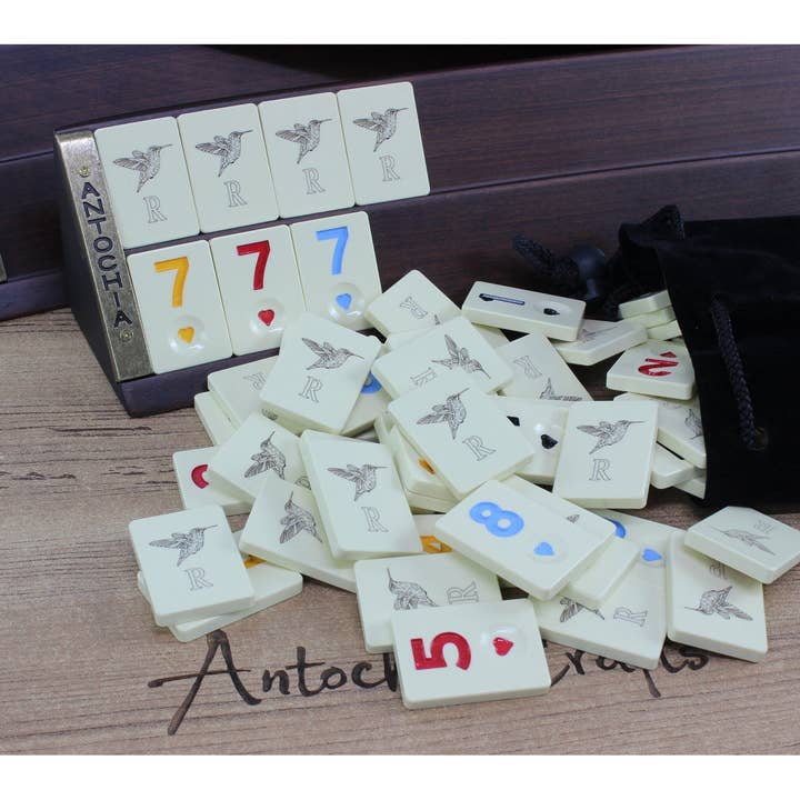 Antochia Crafts - Wholesale Board Game - Premium Quality Customizable Cream Rummy Tiles