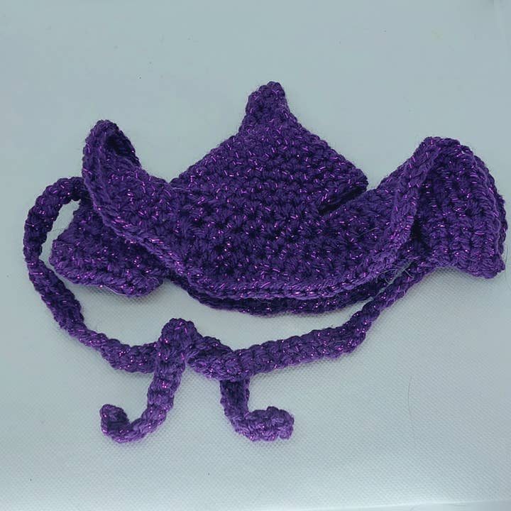 Glitter Ghost Clothing and Accessories – chapéu - Cão por atacado – Chapéu Crochet Brilha - Chapéu de Gato - Chapéu de Pet