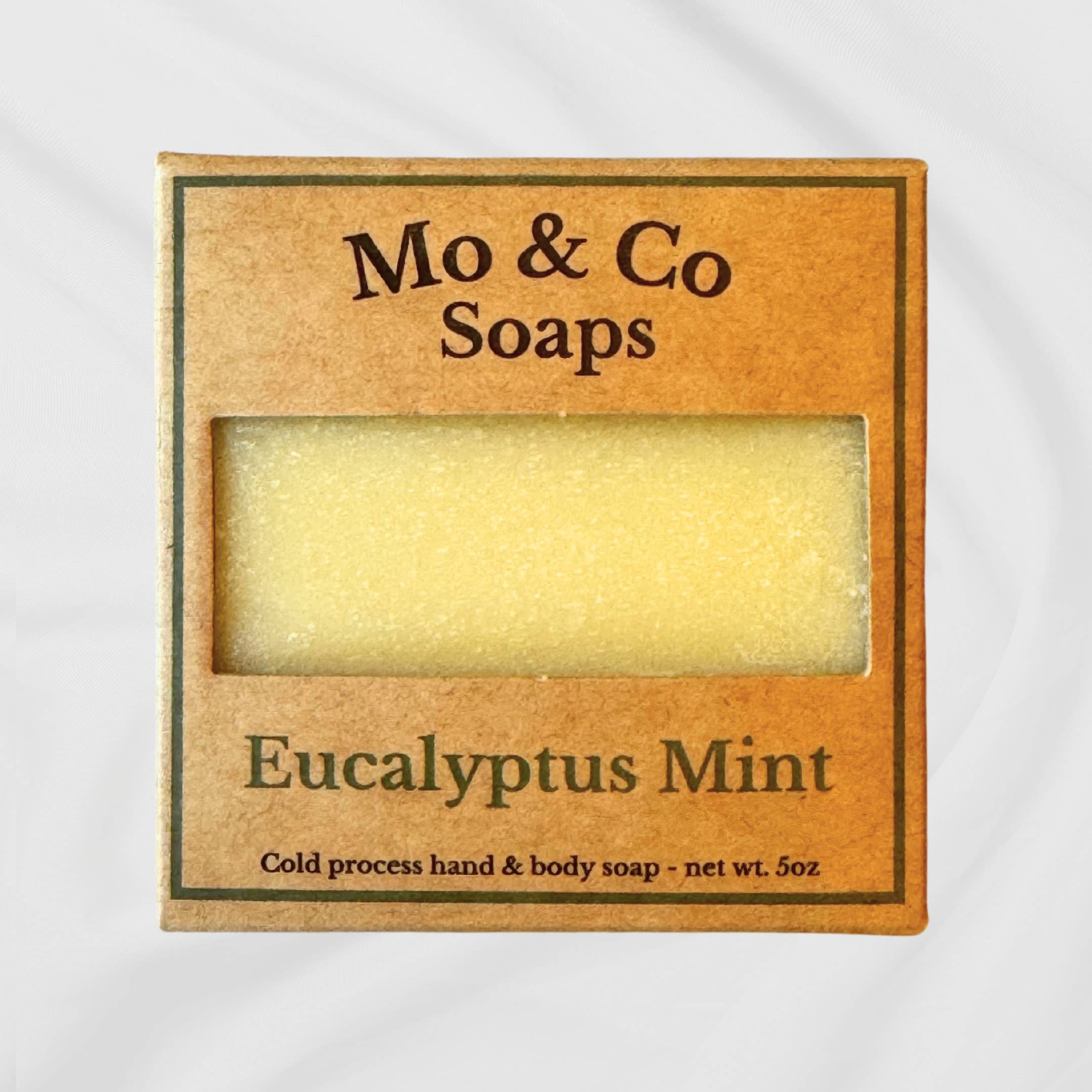 Mo & Co Soaps – wholesale Soap set – All Natural Handcrafted Eucalyptus Mint Soap 5oz – Supports Charity