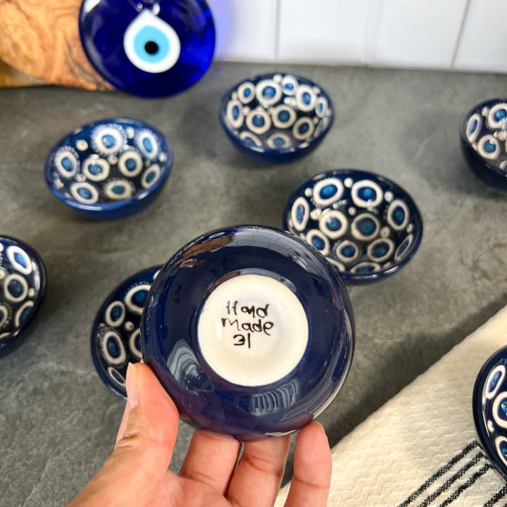 Umays Boho - Wholesale Decorative Plate/Dish/Bowl - Evil Eye Small Bowl, Trinket Dish, Pinch Bowls, Ceramic Bowl2