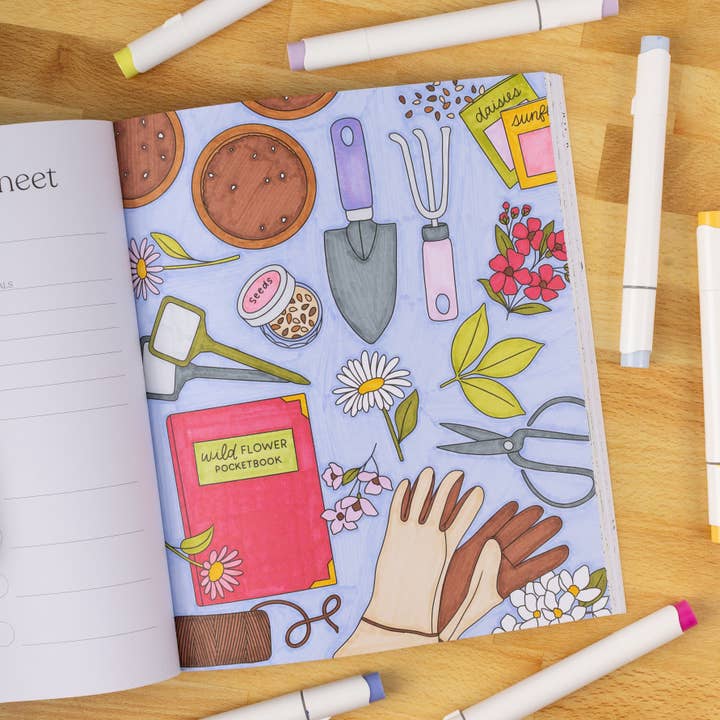Elyse Breanne Design - Wholesale Coloring Book - Adult - Garden Avenue Coloring Book