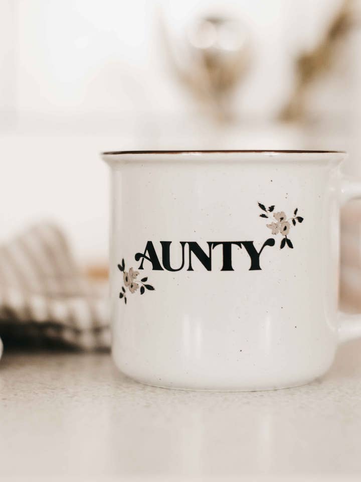 Mug: Aunty for wholesale by Bencer & Hazelnut