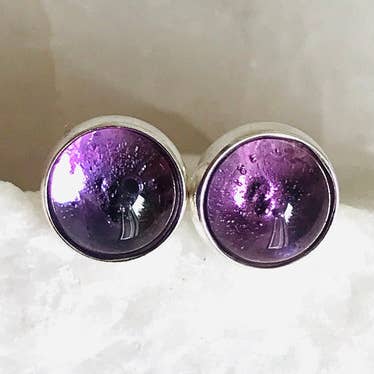 Pendientes - Plata 925 y Amatista para venta al por mayor de CocoonMe