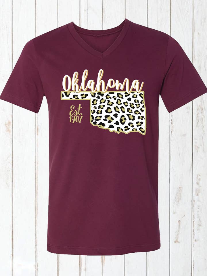 Leopard Oklahoma for wholesale by Junk N The Trunk Tees