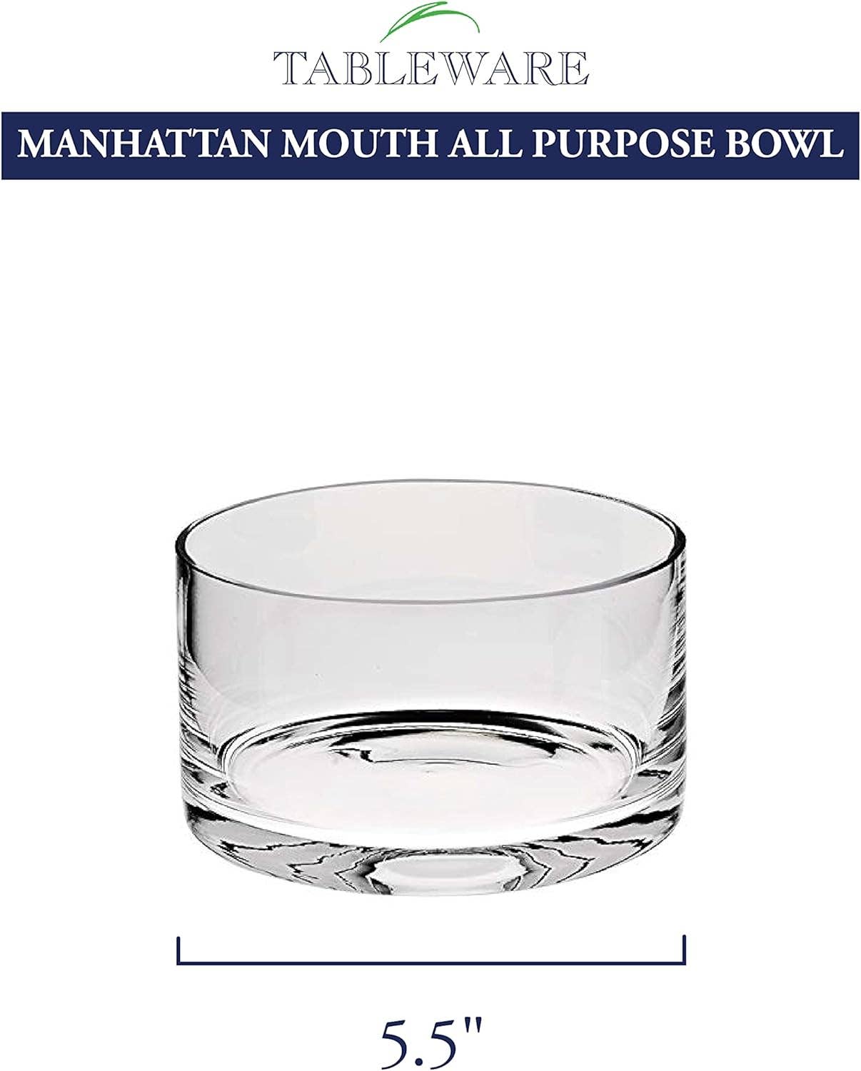 Badash - Wholesale Decorative Plate/Dish/Bowl - Manhattan 5.5"  Bowl Mouth Blown Lead Free Crystal4