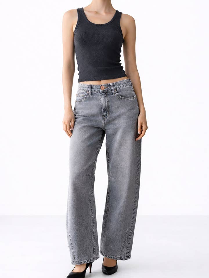 Kallie Relaxed Curve - Madison for wholesale by Noend Denim