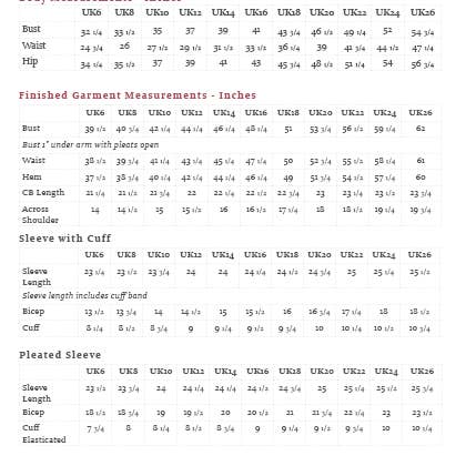 The Avid Seamstress LTD – Kit de costura artesanal por atacado – NOVO - O Padrão de Costura da Blusa Plissada10