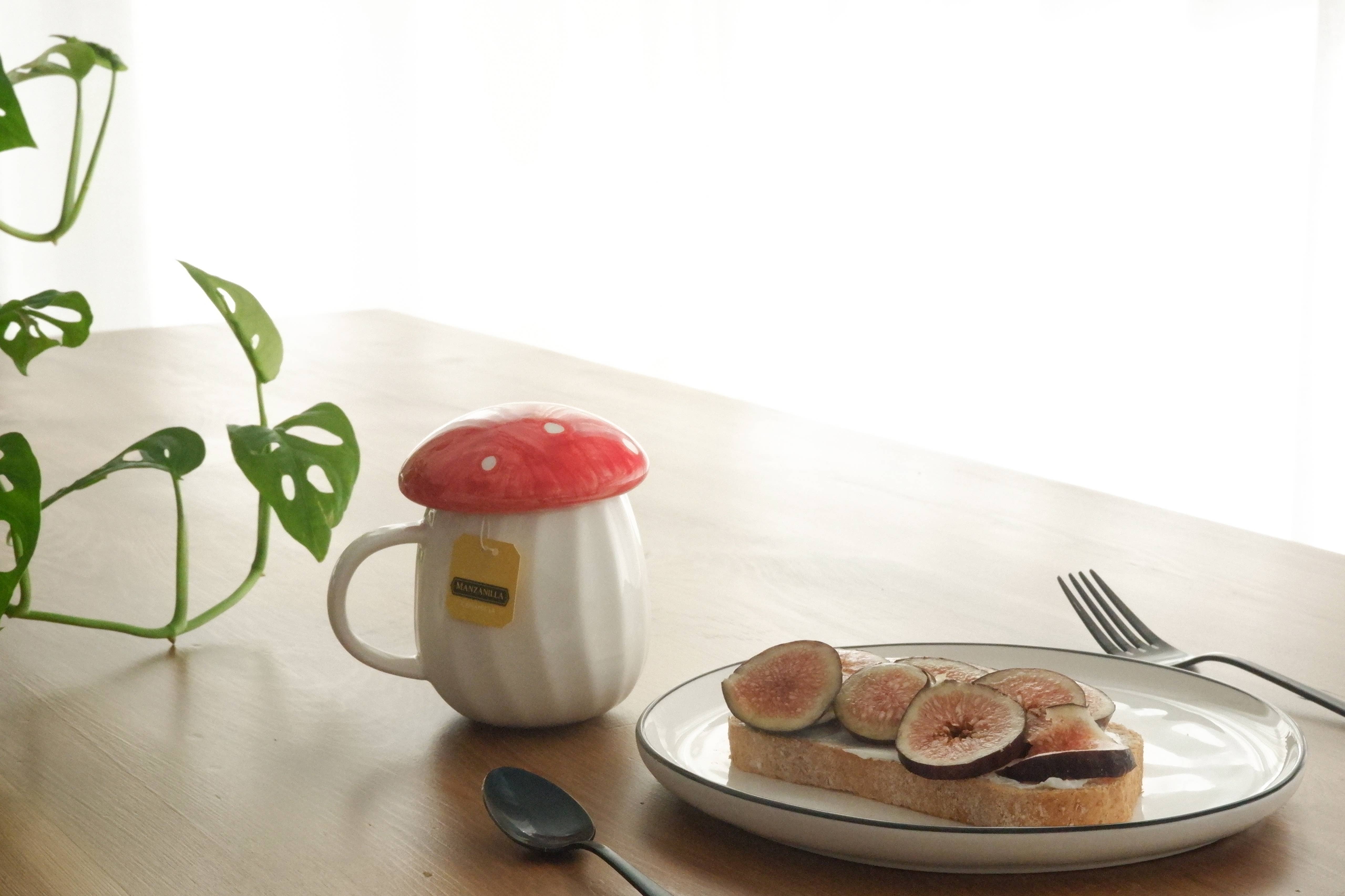 Really Nice Things - Wholesale Coffee Mug - Taza de Champiñón (Roja)2