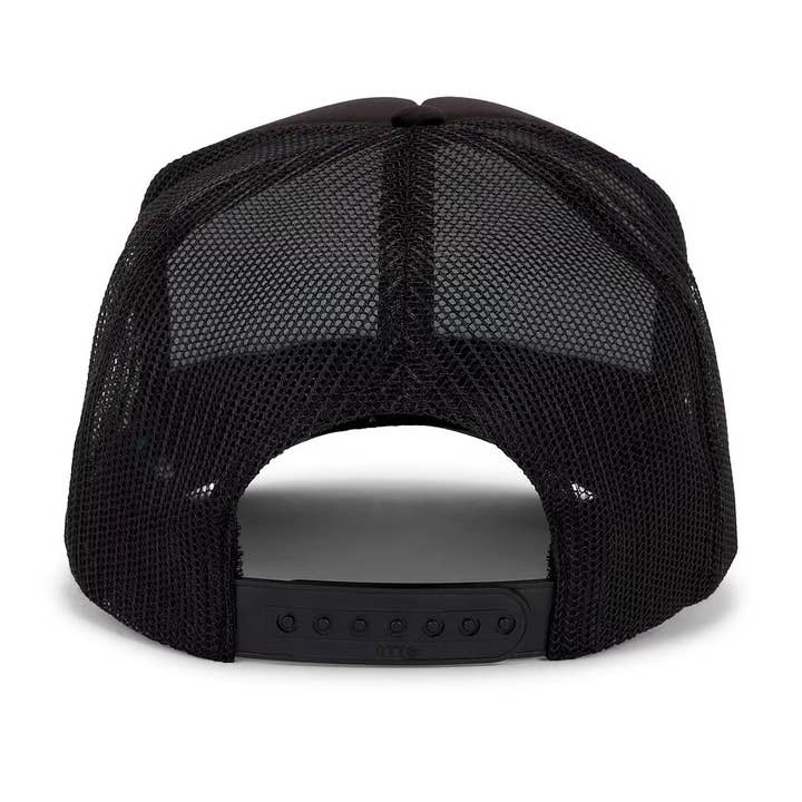 Game Day Trucker Hat in Black for wholesale on Faire5
