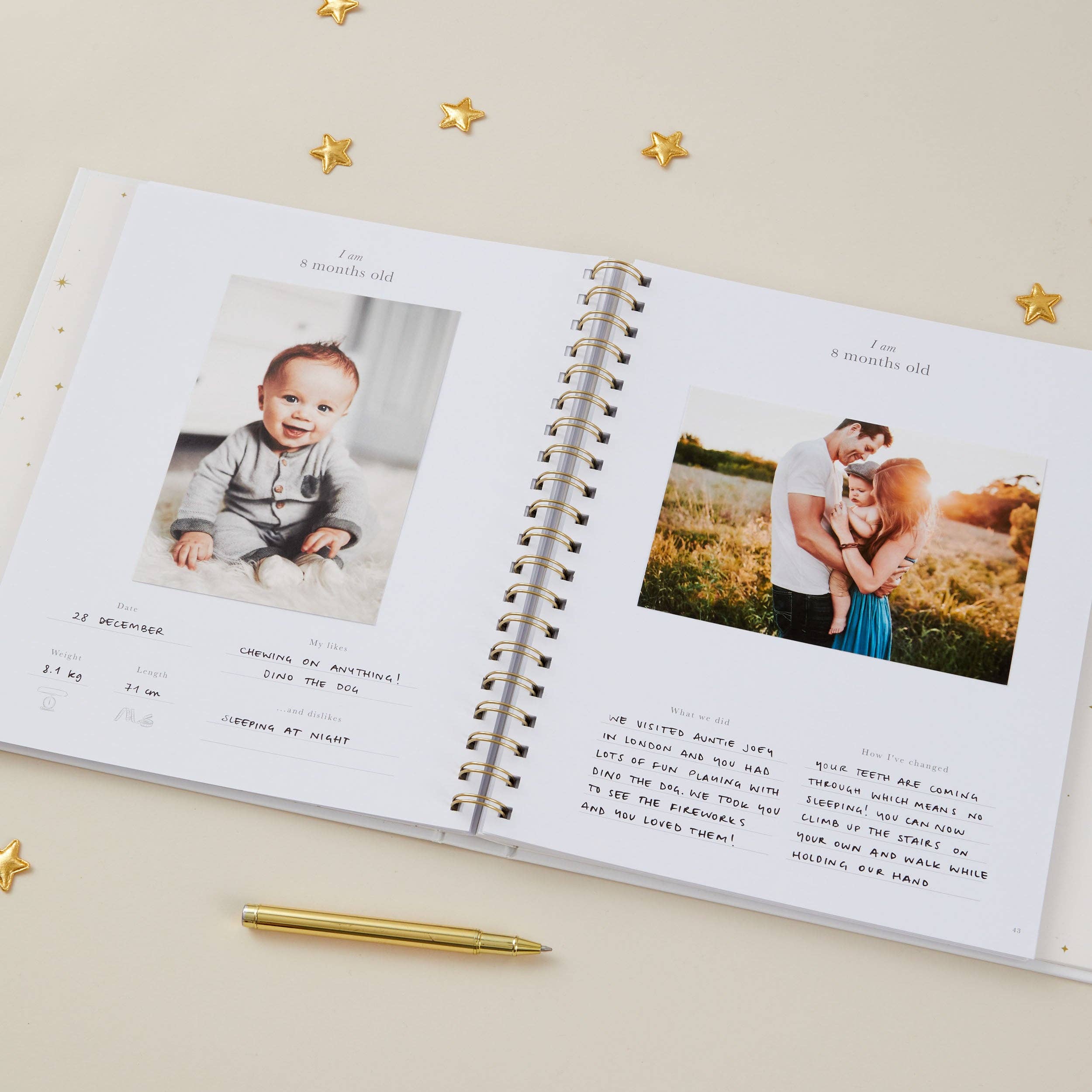 Blush And Gold - Wholesale Memory Book - Kids & Baby - My Baby Book - Pearl (Cloth) luxury keepsake memory baby boo8