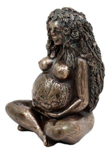 Pacific Trading - Venta al por mayor Escultura - Estatua de Gaia de Bronce Milenario5