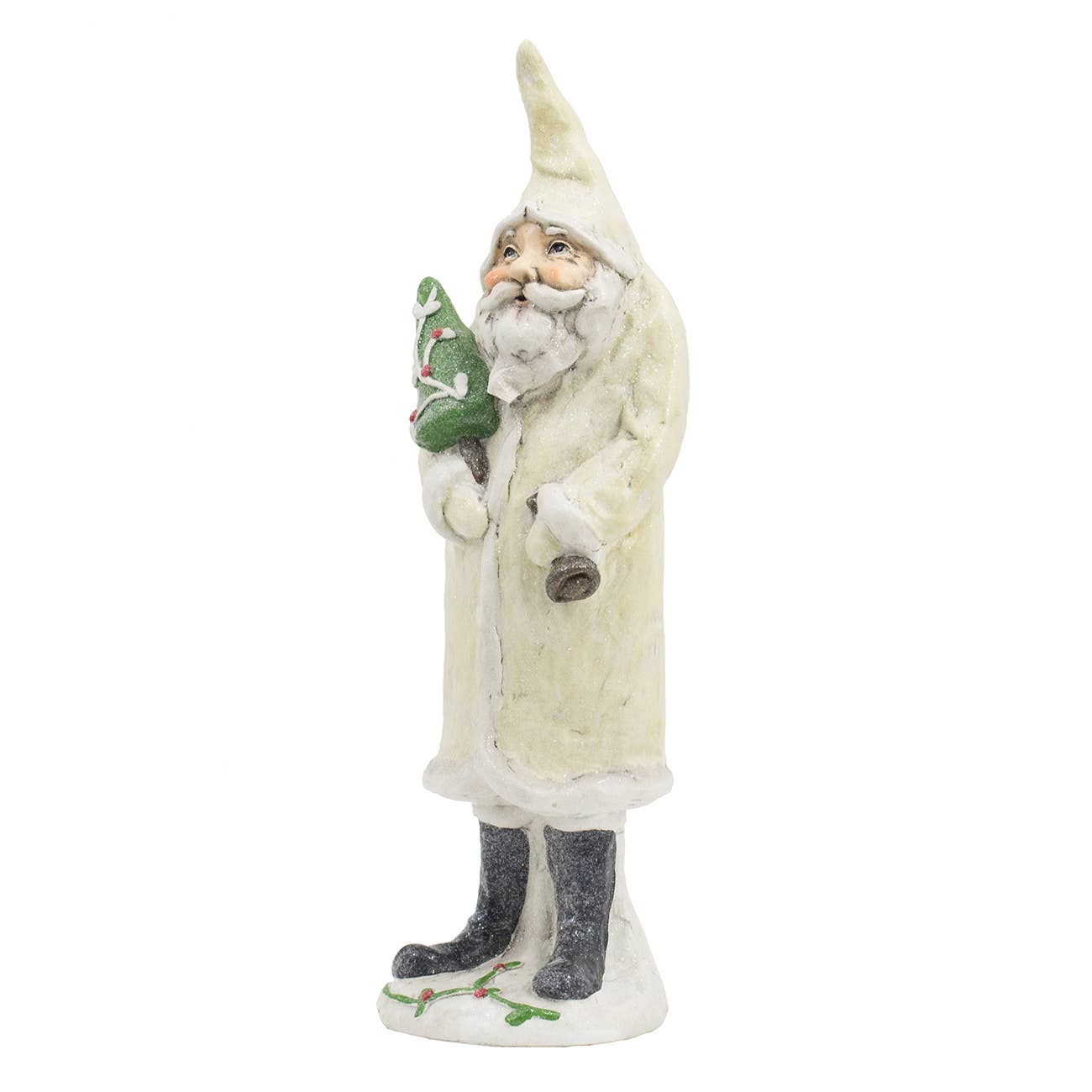 A&B Home Group Inc. - Wholesale Christmas Decoration - 3.5x3.5x12" White Resin Santa3