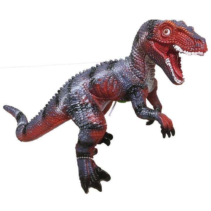 Velociraptor 17" Vinyl Dinosaur Figurine with Sound Effects for wholesale by Texas Toy Distribution