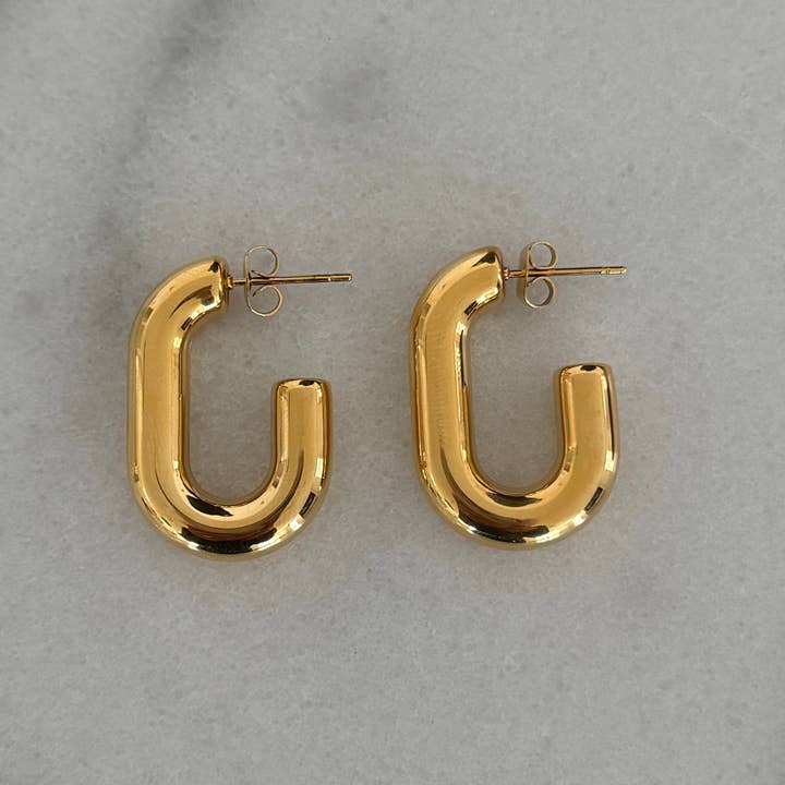 CHANSUTTPEARLS - Wholesale Hoop Earrings - OVAL HOOPS