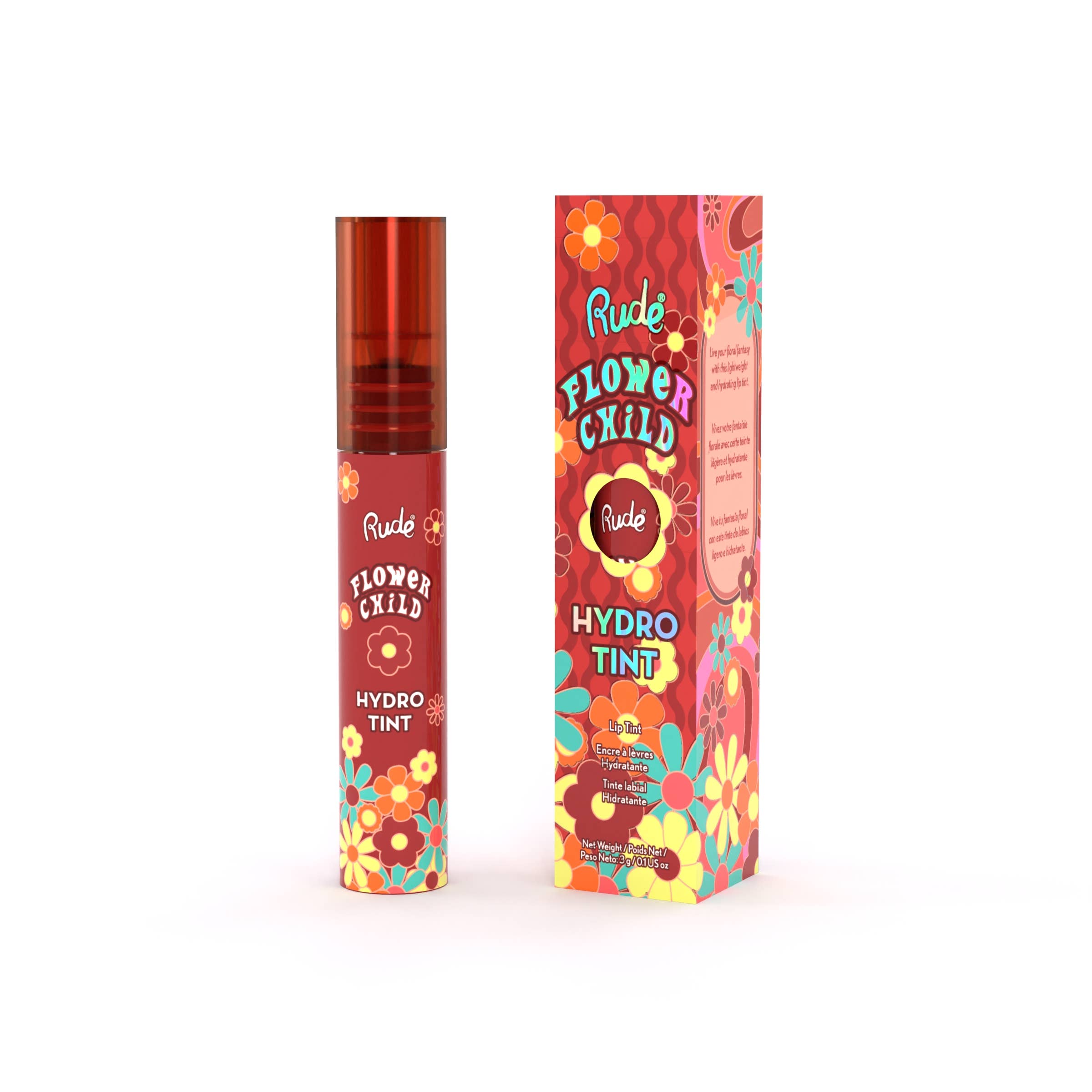Rude Cosmetics - Wholesale Lip Stain/Dye/Tint - Flower Child Hydro Tint15