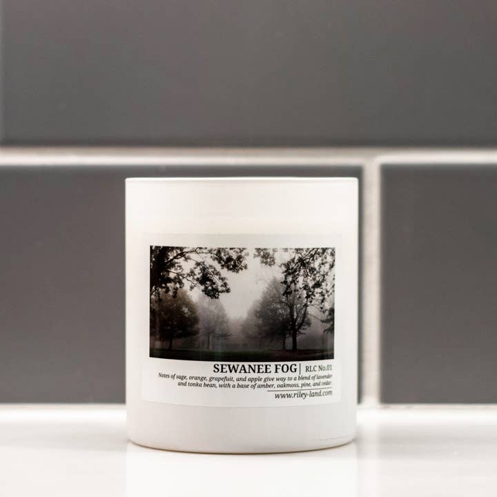 THE RILEY/LAND COLLECTION – wholesale Jar/filled candle – SEWANEE FOG CANDLE1