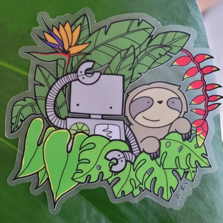 Explorers Transparent Vinyl Sticker for wholesale by La Ru