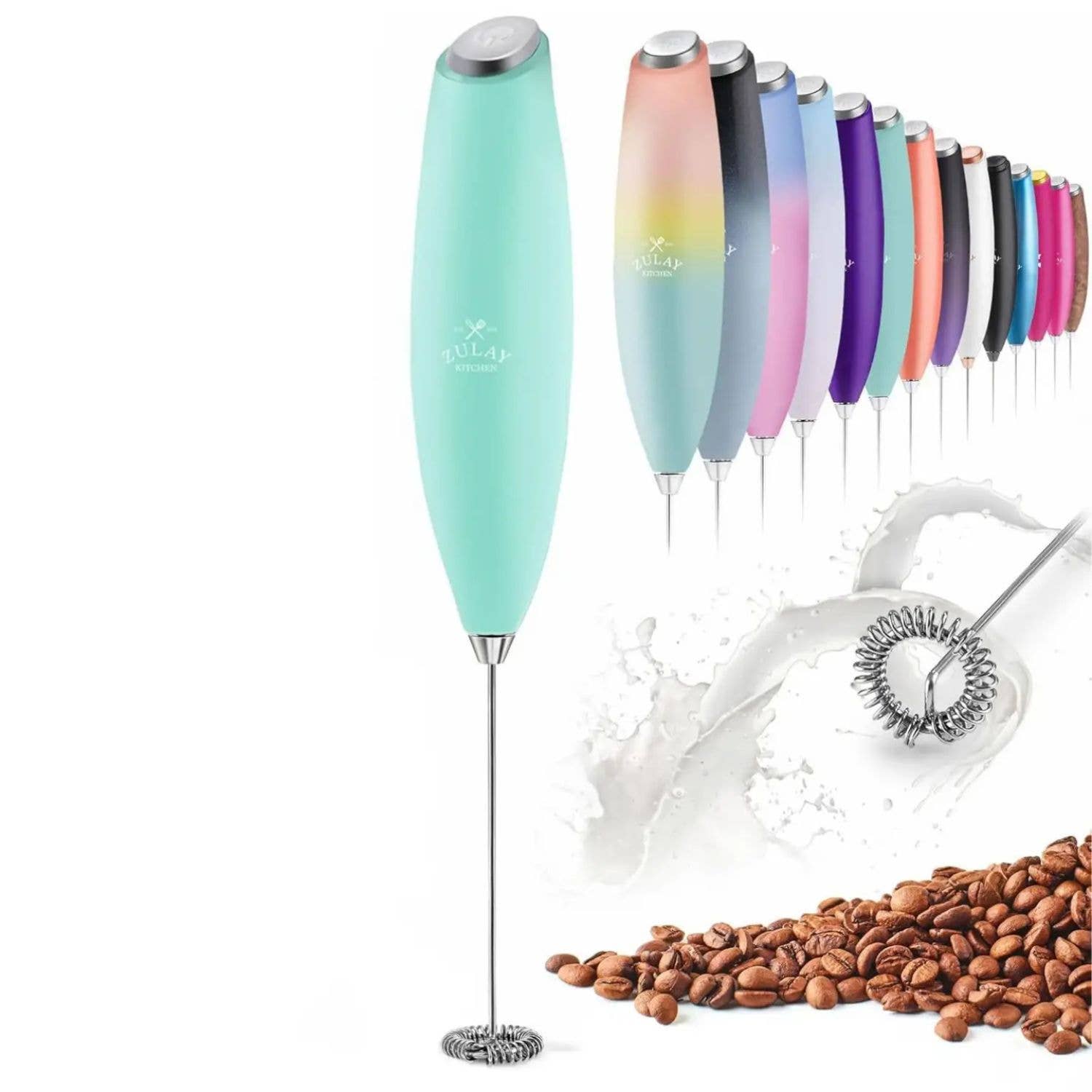Zulay Kitchen - Wholesale Kitchen Tool/Gadget - Powerful Handheld Milk Frother - No Stand19