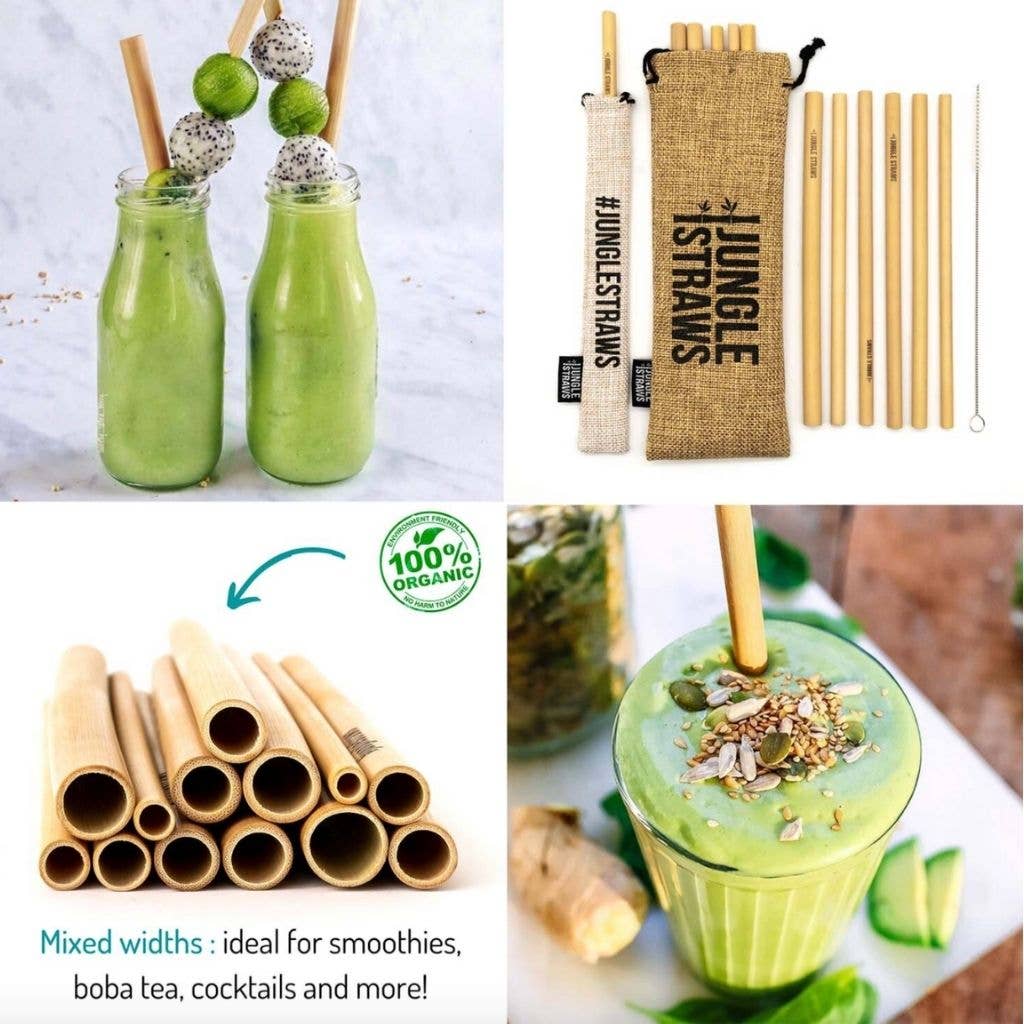 Jungle Culture - Wholesale Drinking Straw - Bamboo Drinking Straws - Reusable Straws Customisable5