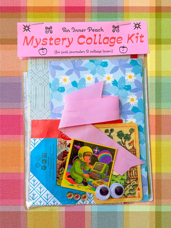 Mystery Collage Kit for wholesale by Inner Peach Design