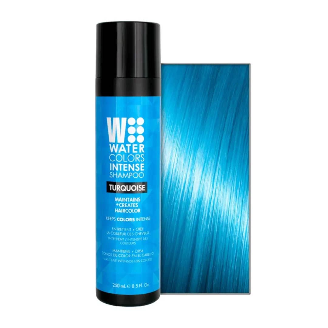 KT Supply - Vente Shampoings - Shampooing Intense Aquarelles Tressa Turquoise, 8,5 oz0