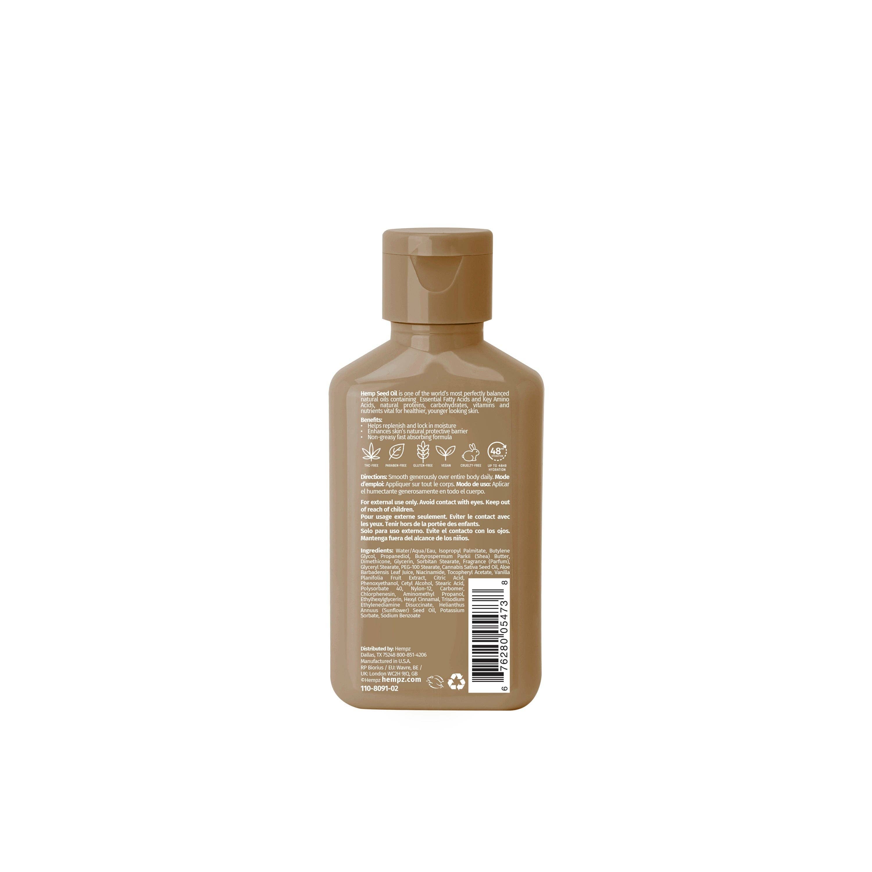 Hempz UK - Wholesale Body Cream/Lotion - Beauty Actives Vanilla Lux Herbal Body Moisturizer with Niacinamide6