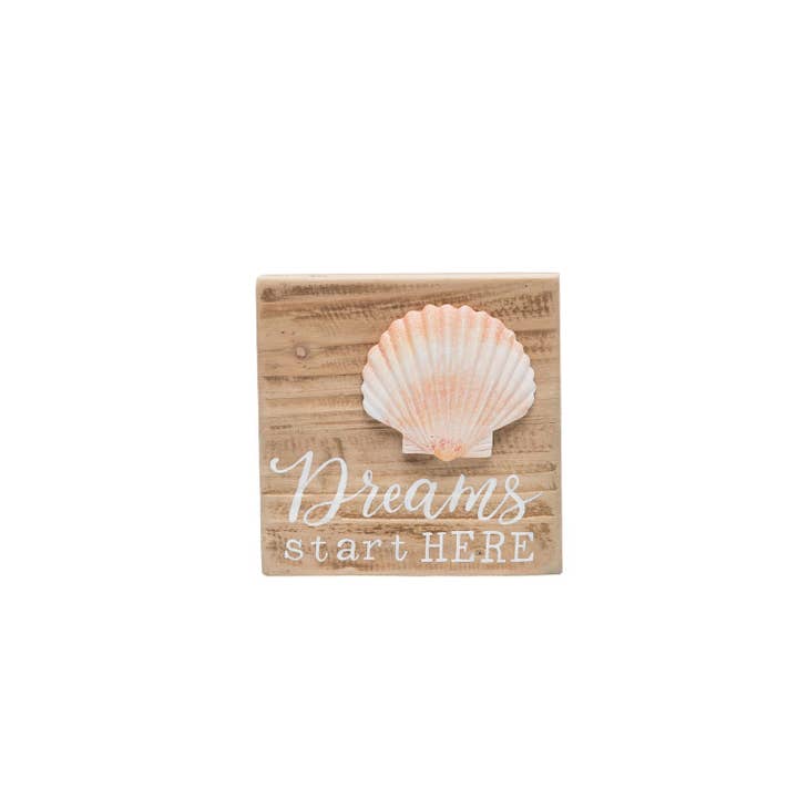 VENTE Bloc de bois Dreamy Shell pour la vente par Beachcombers