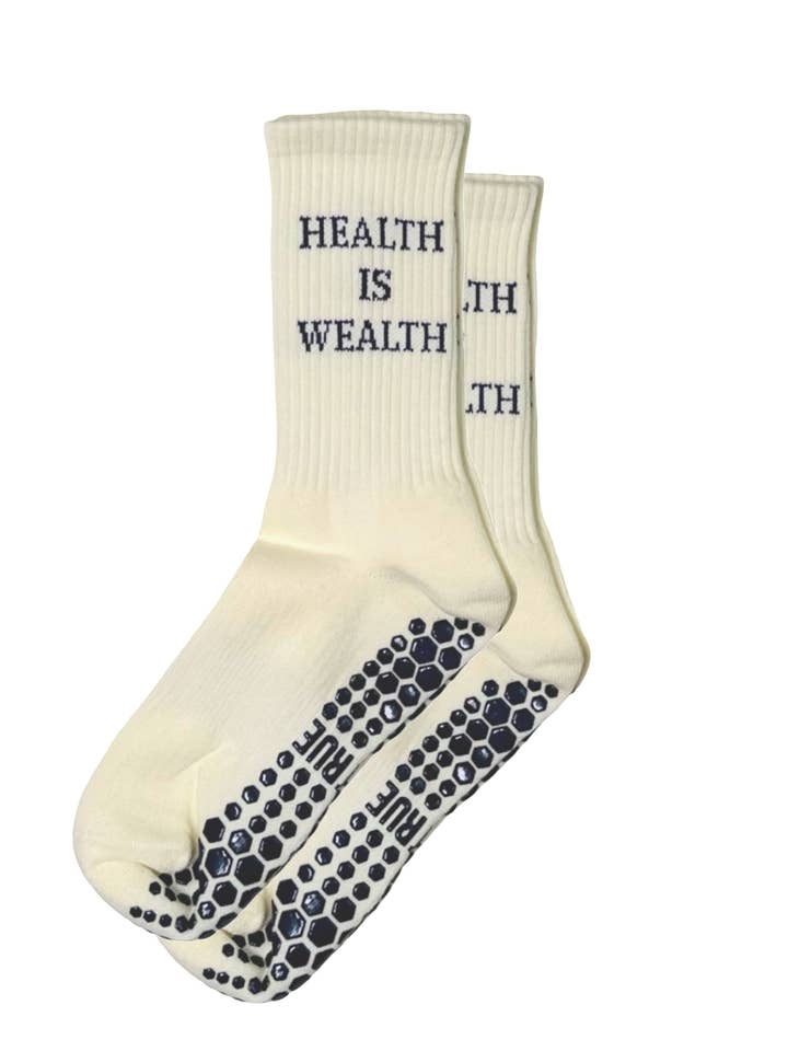 SAINT BLUE - Wholesale Socks - Unisex - Health is Wealth Crew0