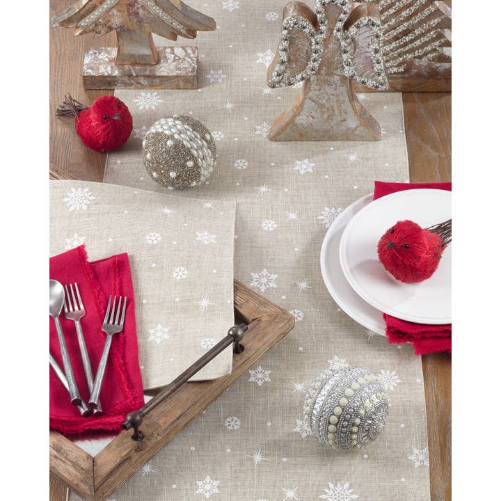 Natural Snowflake Placemat for wholesale on Faire