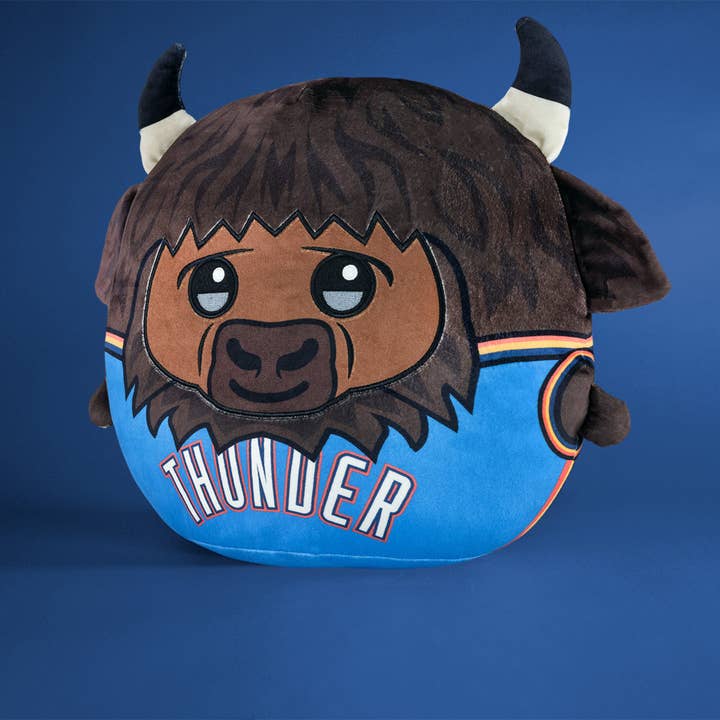Uncanny Brands - Wholesale Stuffed/Plush Toy - Kids & Baby - Sleep Squad Oklahoma City Thunder Rumble 12" Mascot Kiri Cloud Plushie5
