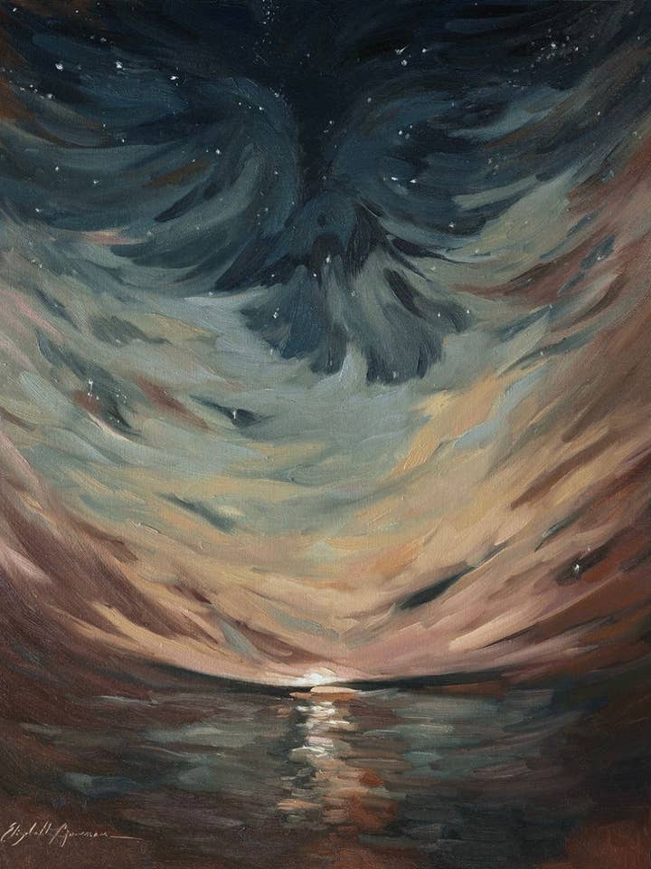 Rest - Art Print for wholesale by Elizabeth Bowman Studio