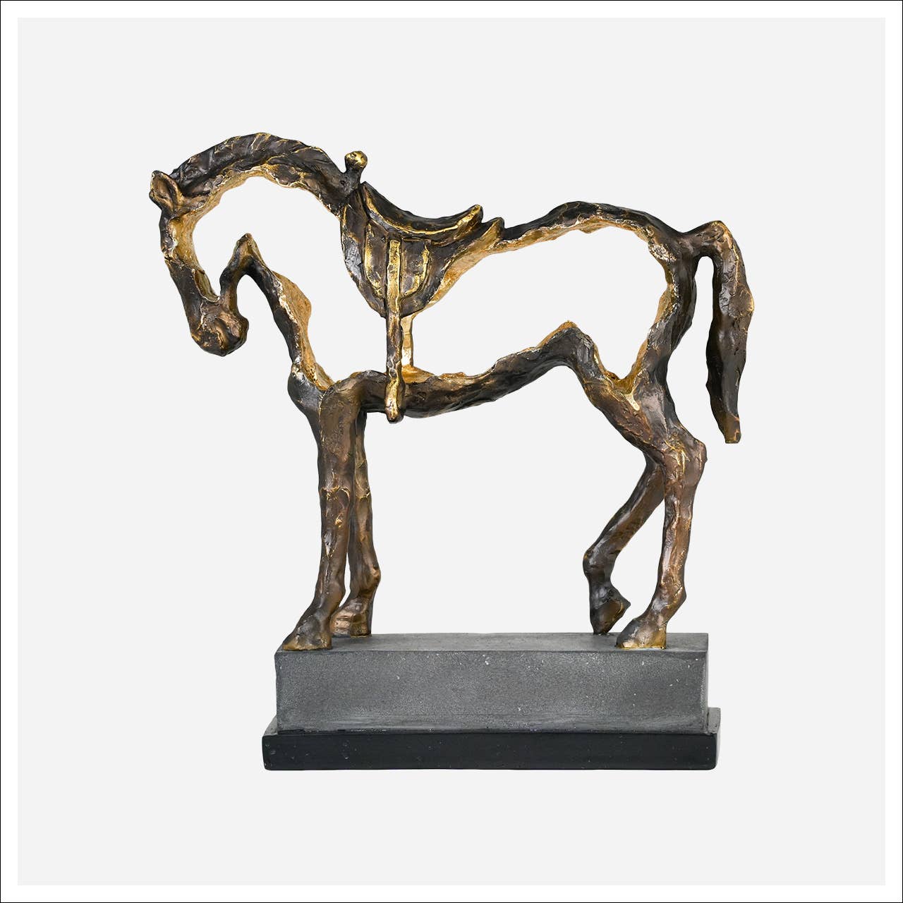Kavana Decor by The Import Collection - Wholesale Decorative Tabletop Object - Citation Horse Statue
