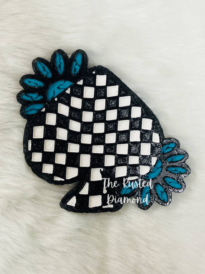 Checkered Spade for wholesale by The Rusted Diamond