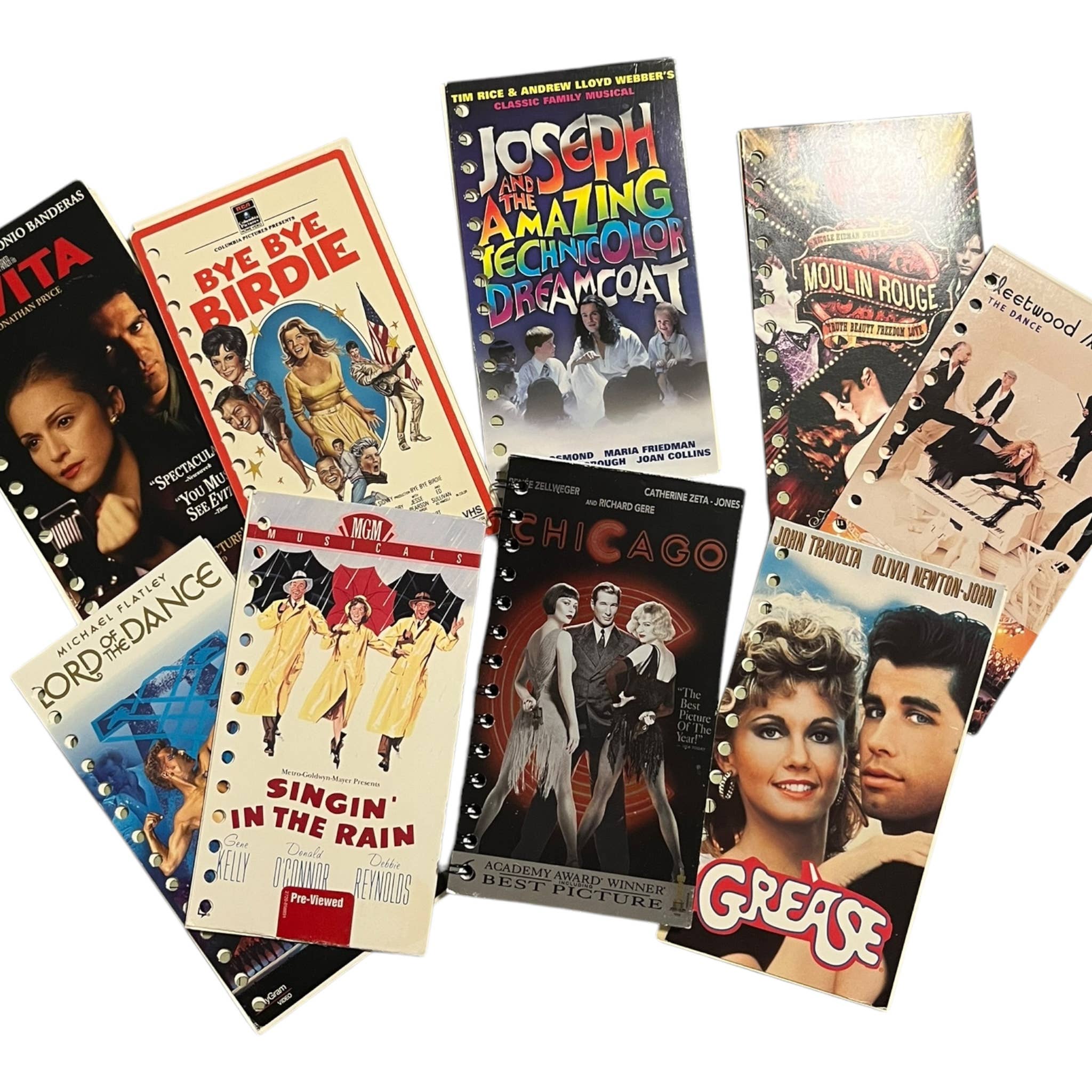 StuckOnU Art - Wholesale Journal/Diary - VHS Movie Box Journals - Music-ish0