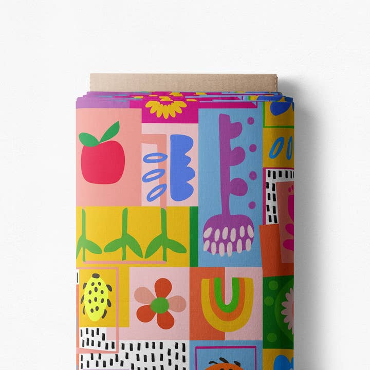 Rainbow Harvest | Fabric by the Metre | Mix & Matc for wholesale by Karina+Kind