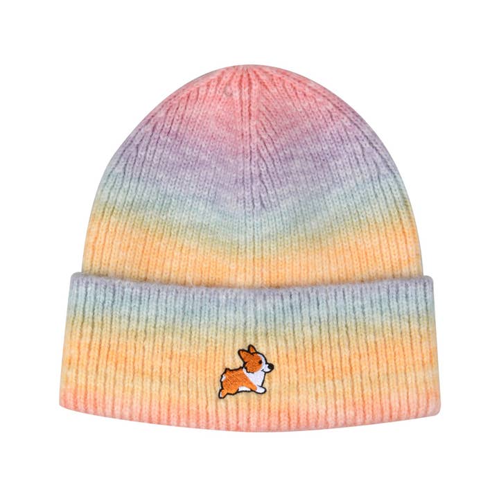 HATPHILE - Wholesale Beanie - Unisex - HatPhile Walking Corgi Embroidery Knit Beanie – Cozy Toque for Dog Lovers1