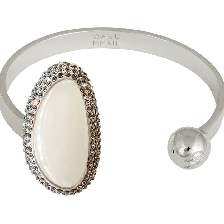 MANCHETTE GOLDMINE SPARKLE Argent pour la vente par IOAKU by Fanny Ek