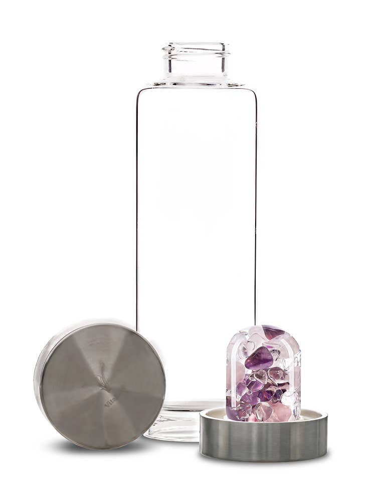 VitaJuwel - Vendita all'ingrosso Borracce - Crystal Water Bottle ViA | WELLNESS con gemme genuine1