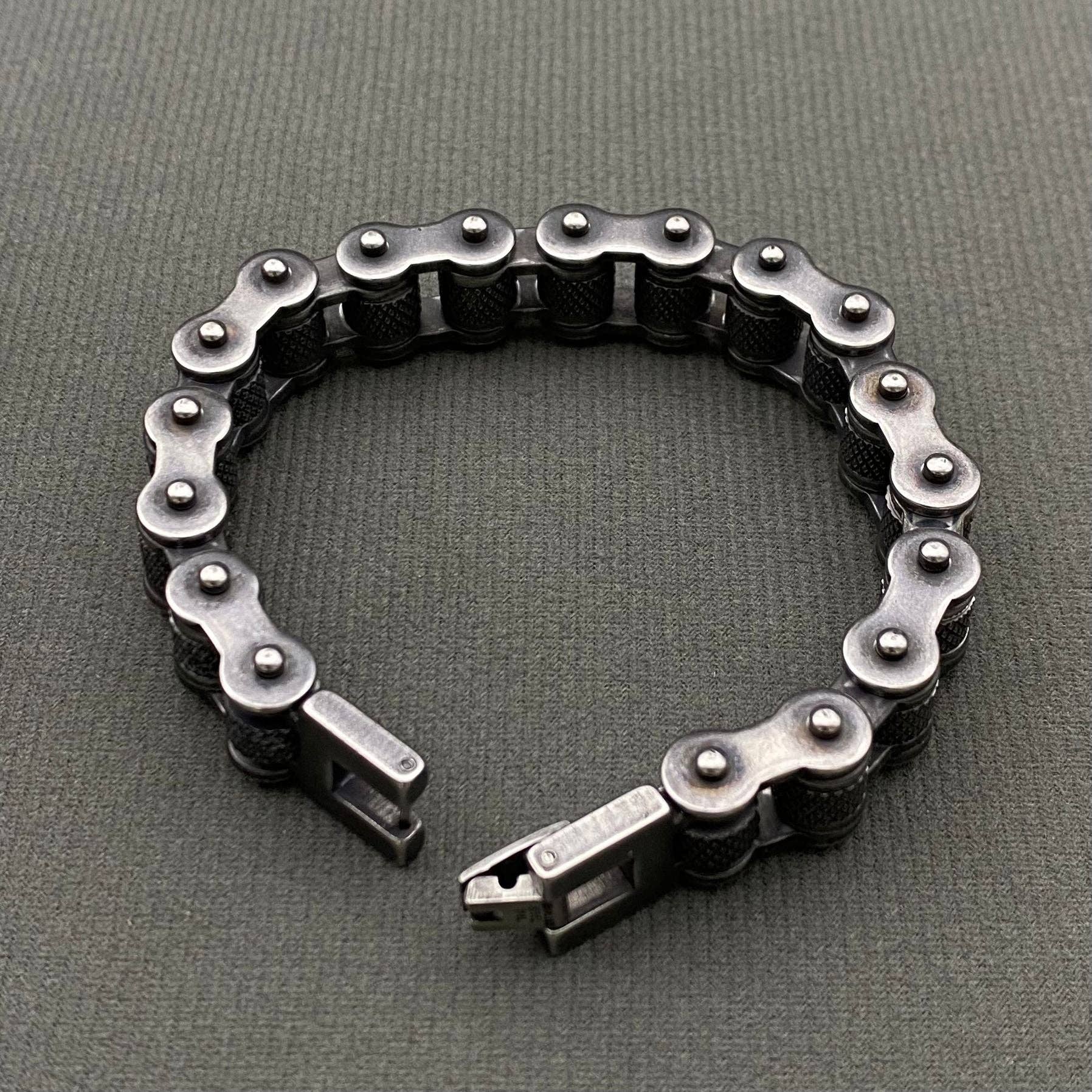 Mio Queena - Wholesale Cuff Bracelet - Bicycle Chain Design Men's Stainless Steel Bracelet - MJ/BC3