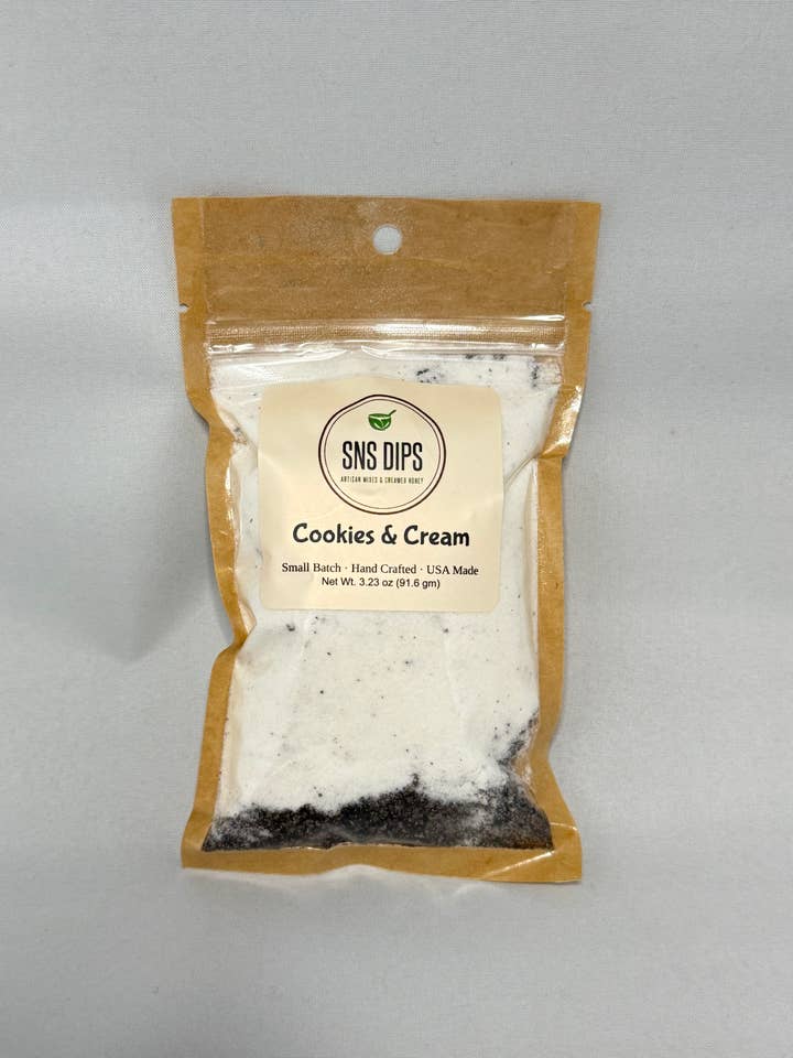 Cookies & Cream Dip Mix for wholesale by SnS Dips