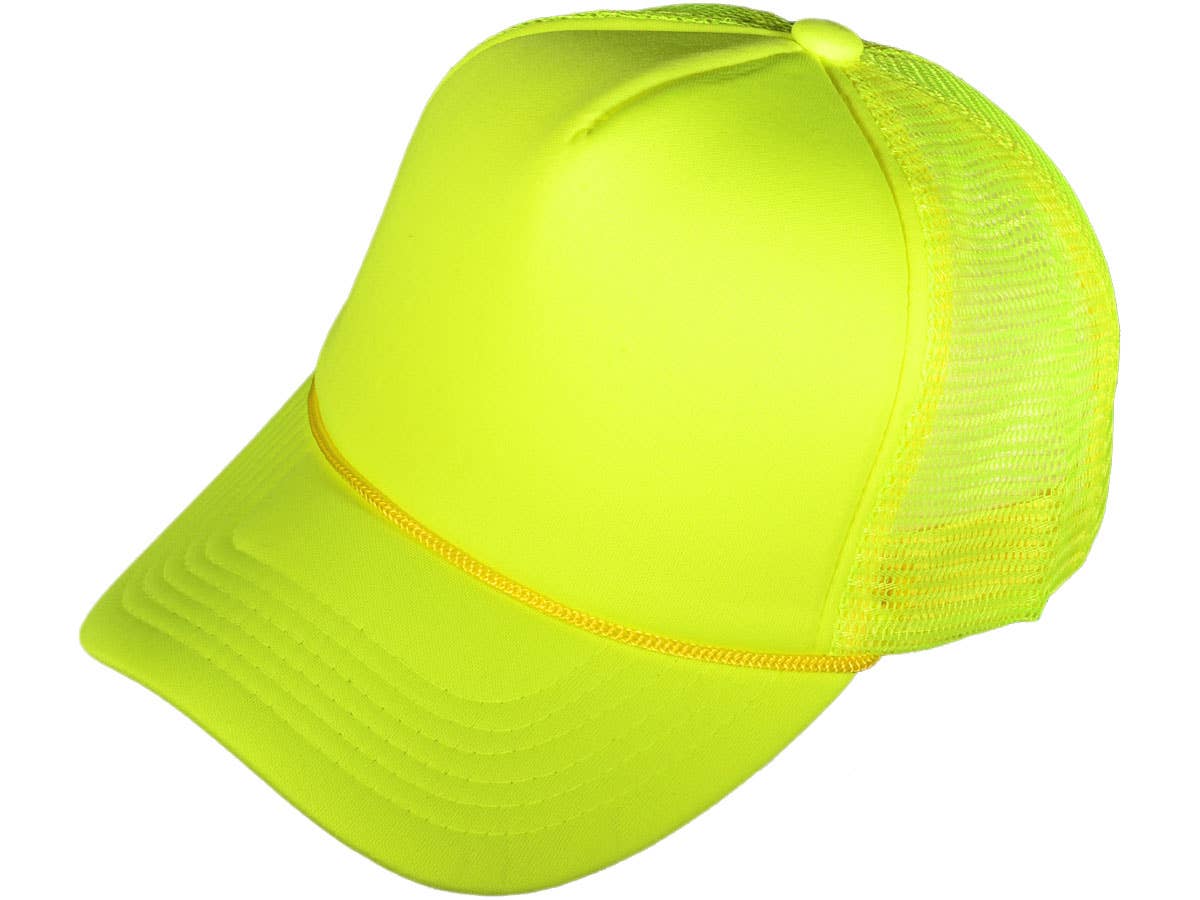 Buck Wholesale – Großhandel Trucker-Cap – Unisex – Buck Wholesale Schlichte Schaumstoff-Trucker-Caps mit Netzrückseite, mittleres Profil (44 Farben)15