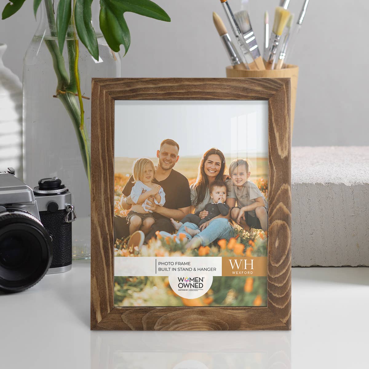 Wexford Home - Wholesale Picture Frame - Photo Frame, Real Wood with Wood Grain, Walnut17
