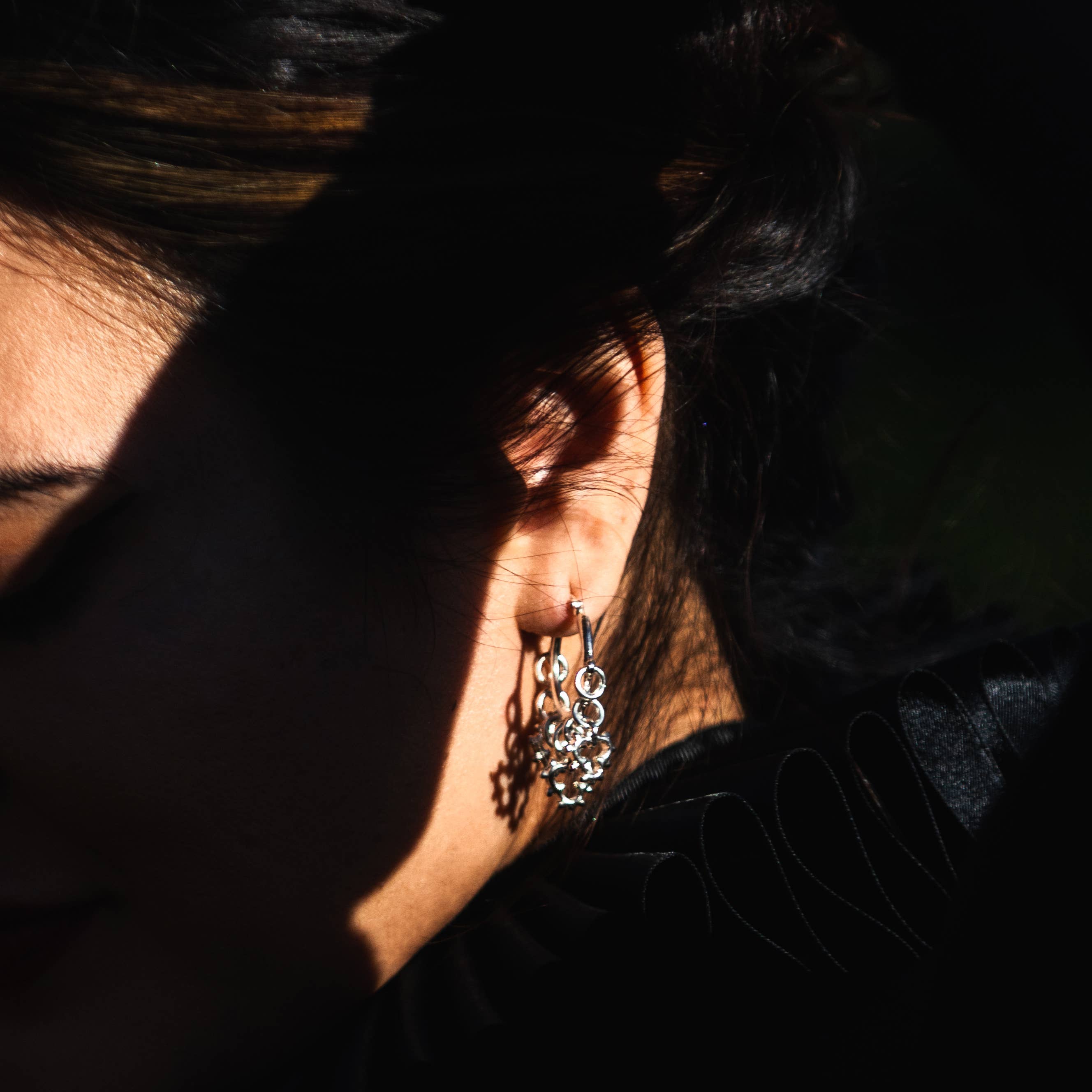 Aveta Studio - Wholesale Hoop Earrings - Dreamweaver's Tale Hoops In SterlIng Silver2