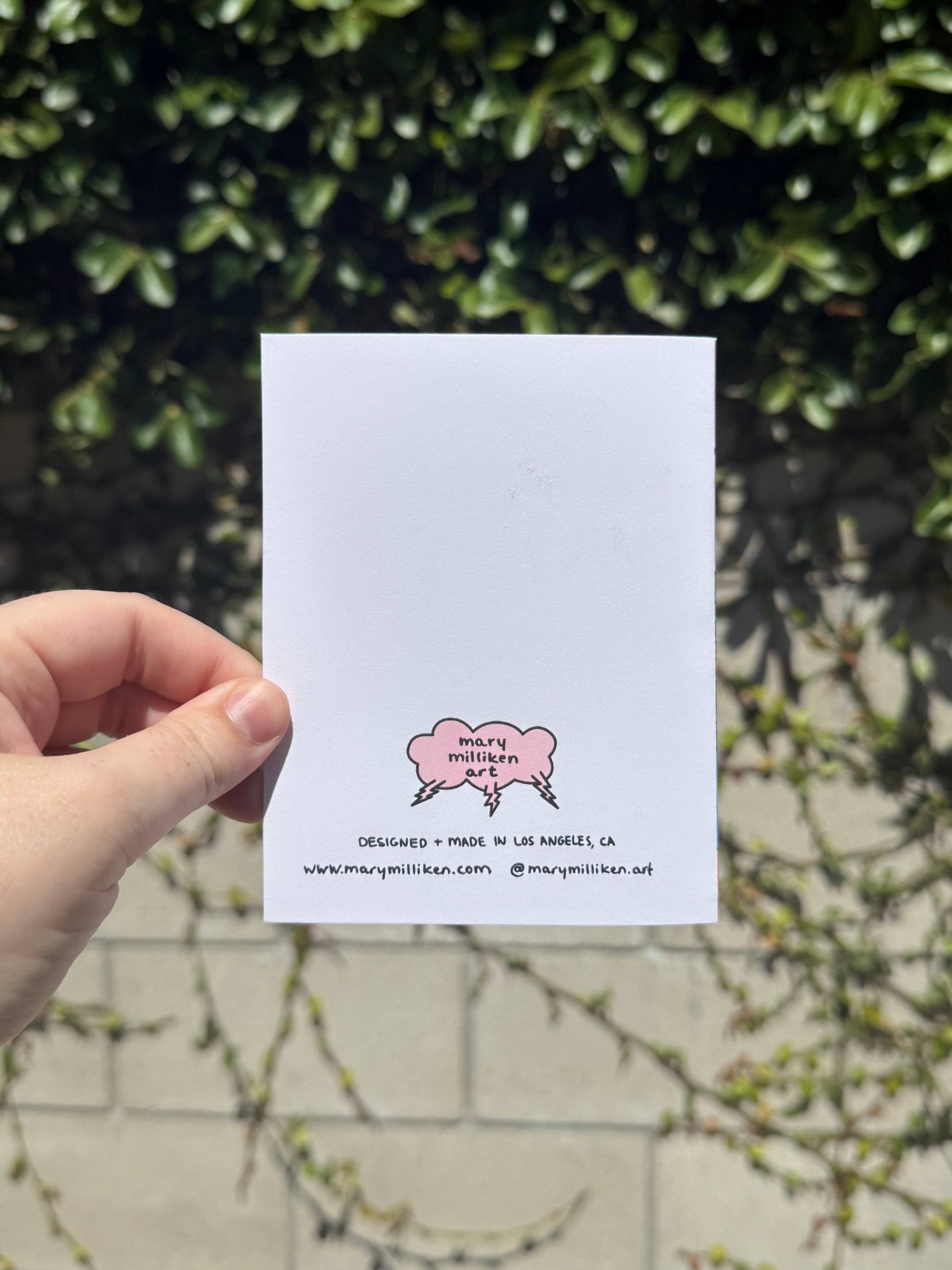 Mary Milliken Art - Vente Carte de vœux classique - Tu as mangé.1