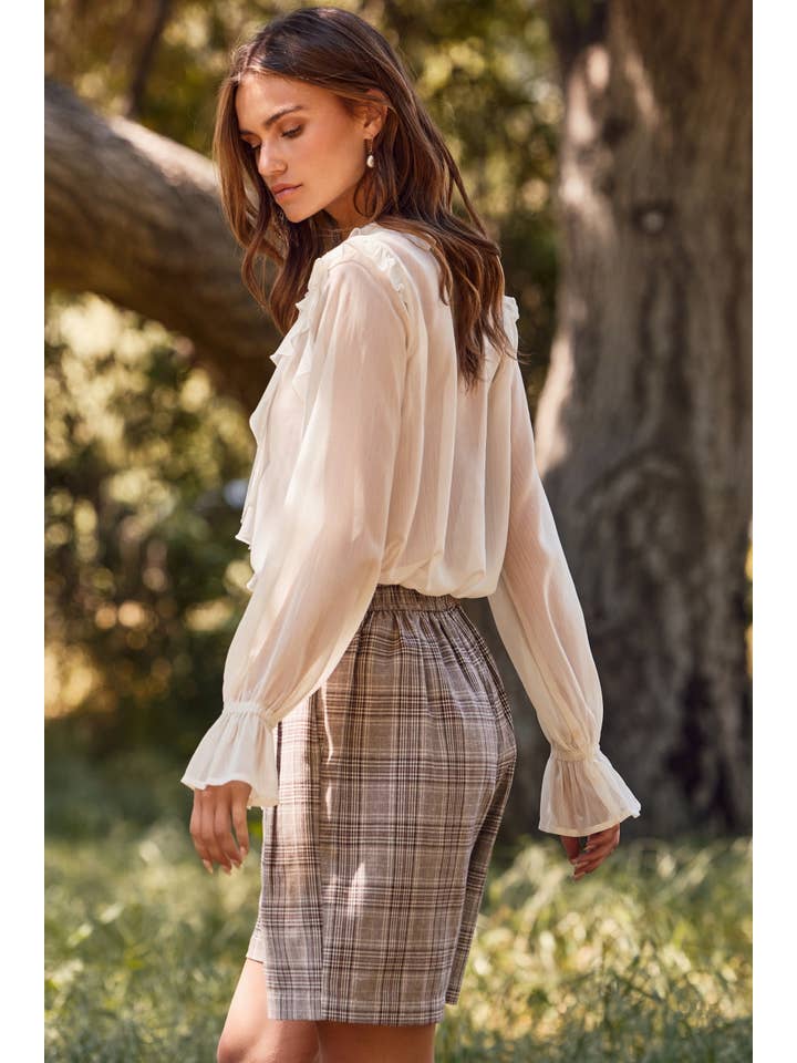 Oddi - Wholesale Blouse - Women's - Plus Sheer Chiffon Blouse6